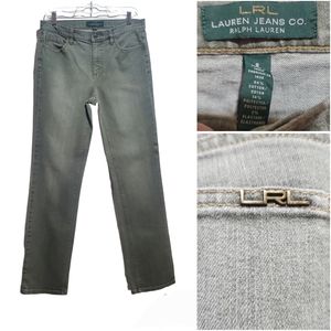 LRL Lauren Ralph Lauren Classic Straight Mid-rise Jeans 8